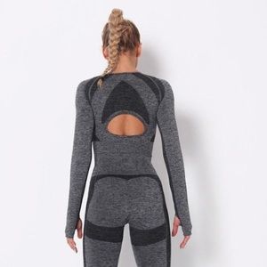 Purpose Sleeved Crop Yoga Activewear